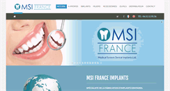 Desktop Screenshot of msi-france.com